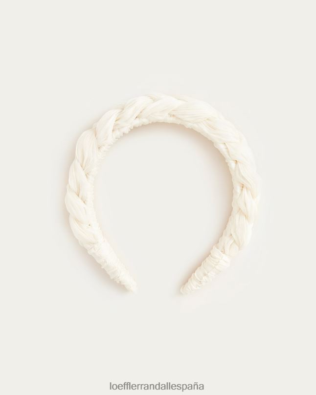accesorios 04282137 perla mujer Loeffler Randall diadema trenzada lila