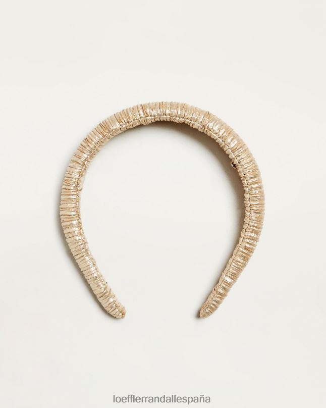 accesorios 04282138 oro mujer Loeffler Randall diadema hinchada marina
