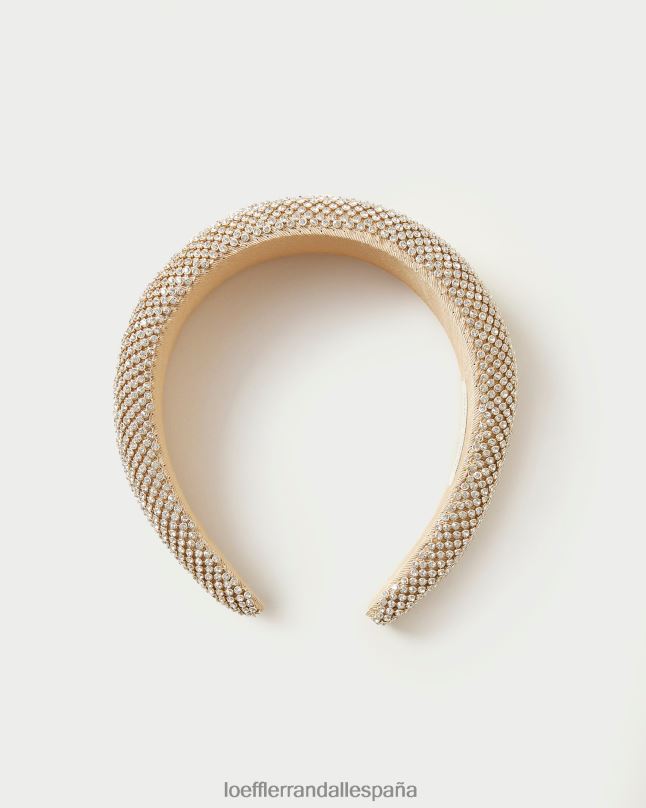 accesorios 04282141 oro mujer Loeffler Randall diadema bellamy con diamantes