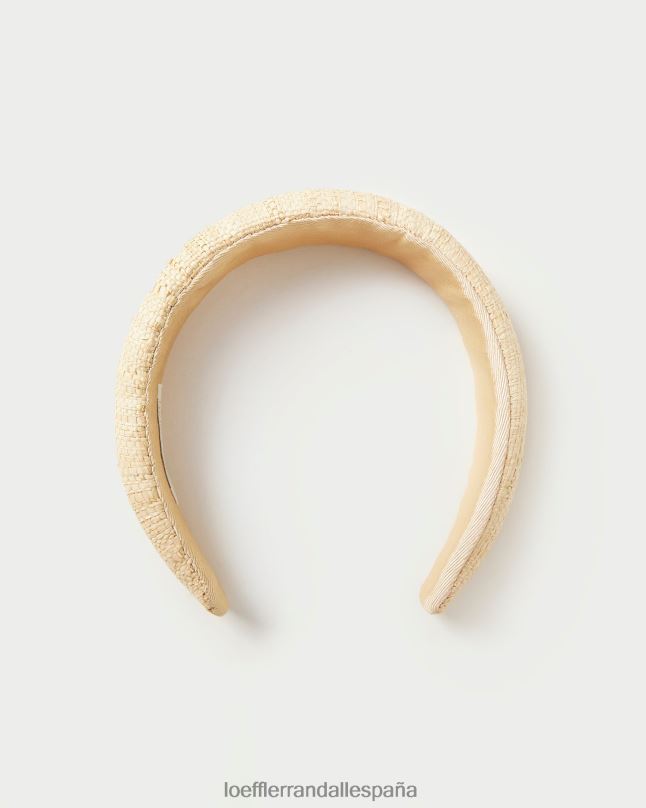 accesorios 04282144 natural mujer Loeffler Randall diadema hinchada bellamy