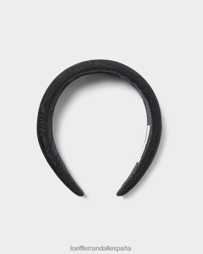 accesorios 04282148 muaré negro mujer Loeffler Randall diadema bellamy