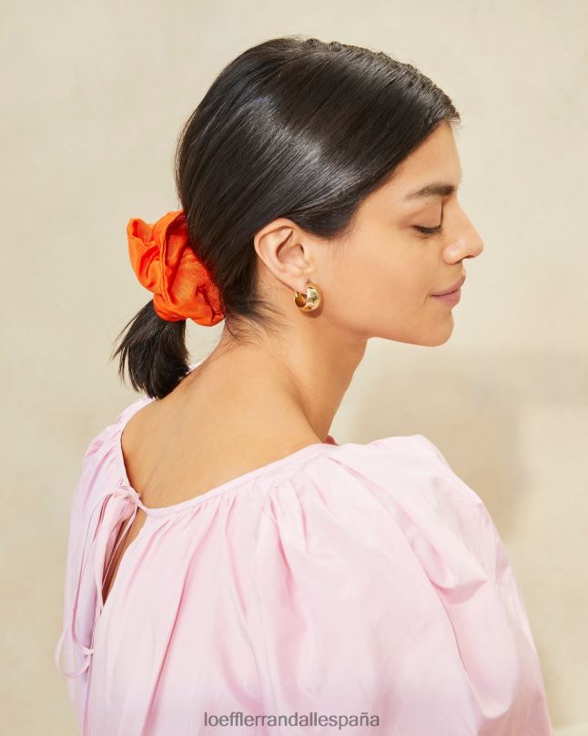 accesorios 04282156 Mandarina mujer Loeffler Randall coletero extragrande de astrid