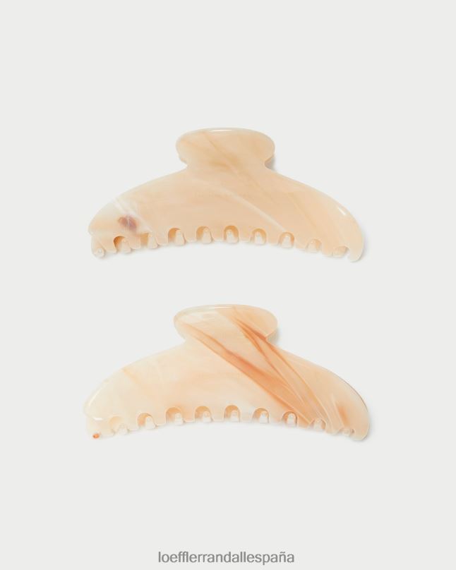 accesorios 04282157 mármol beige mujer Loeffler Randall garra de pelo koda