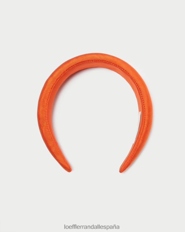 accesorios 04282159 Mandarina mujer Loeffler Randall diadema bellamy muaré