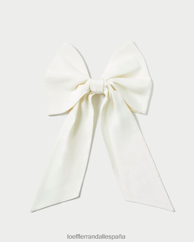 accesorios 04282160 crema mujer Loeffler Randall lazo para el cabello de gran tamaño cherie