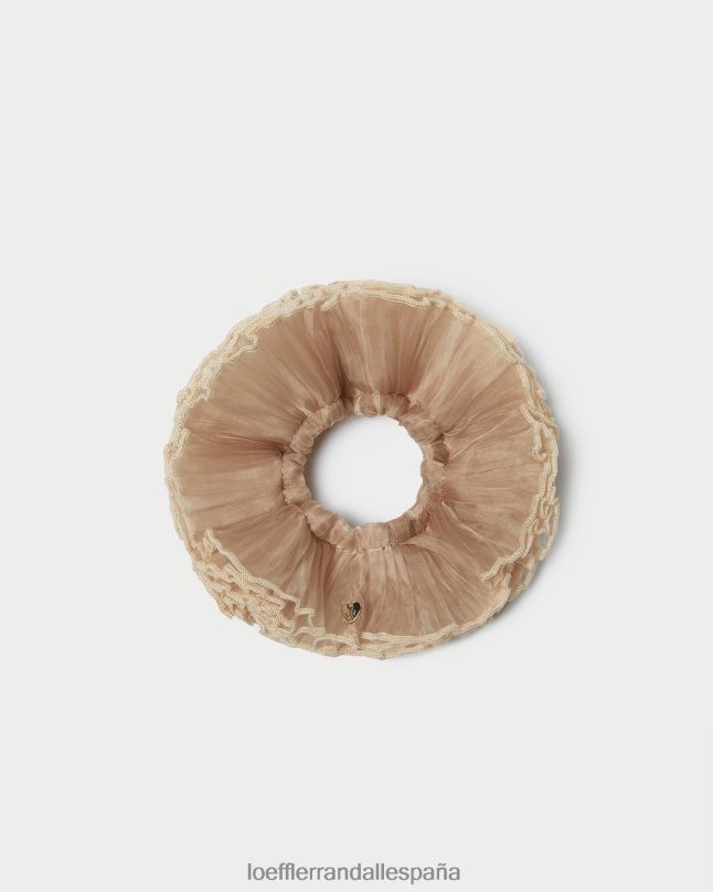 accesorios 04282167 belleza mujer Loeffler Randall coletero a capas plisado emmy