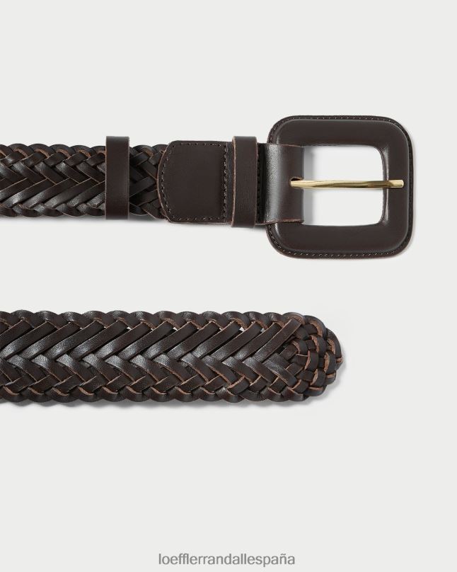 accesorios 04282168 chocolate mujer Loeffler Randall cinturón fino oliver