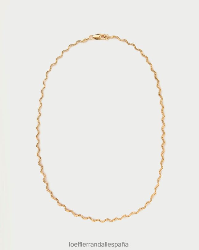 accesorios 04282403 oro mujer Loeffler Randall collar de olas fritzie