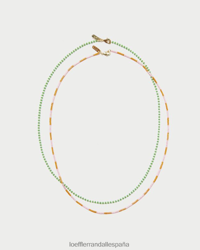 accesorios 04282408 brillante multi mujer Loeffler Randall conjunto de collar de cuentas
