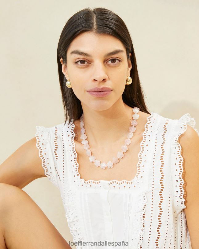 accesorios 04282411 ballet mujer Loeffler Randall collar mina con cuentas florales