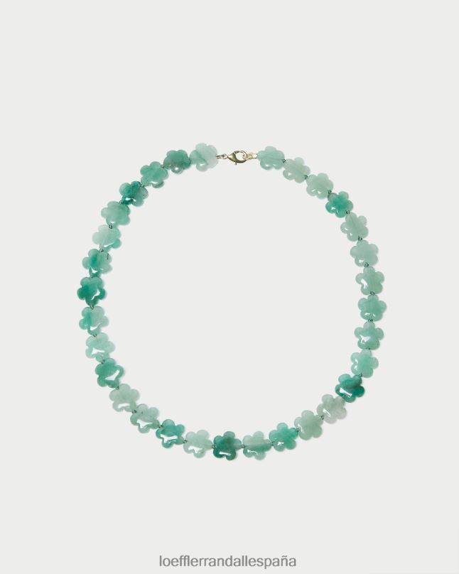 accesorios 04282412 sabio mujer Loeffler Randall collar mina con cuentas florales