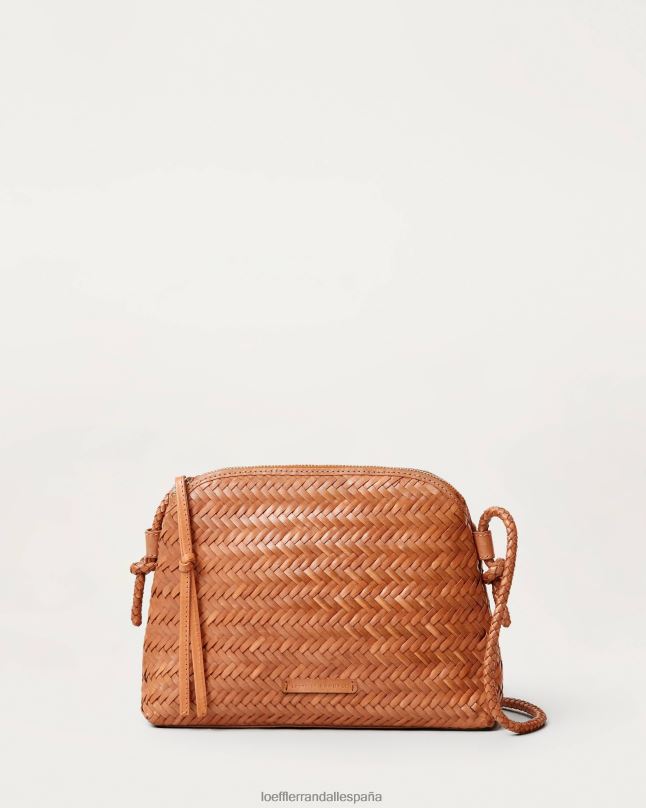 bolsas 04282324 madera mujer Loeffler Randall bandolera tejida mallory marrón