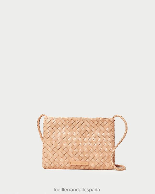 bolsas 04282325 arena del desierto mujer Loeffler Randall bandolera tejida marison