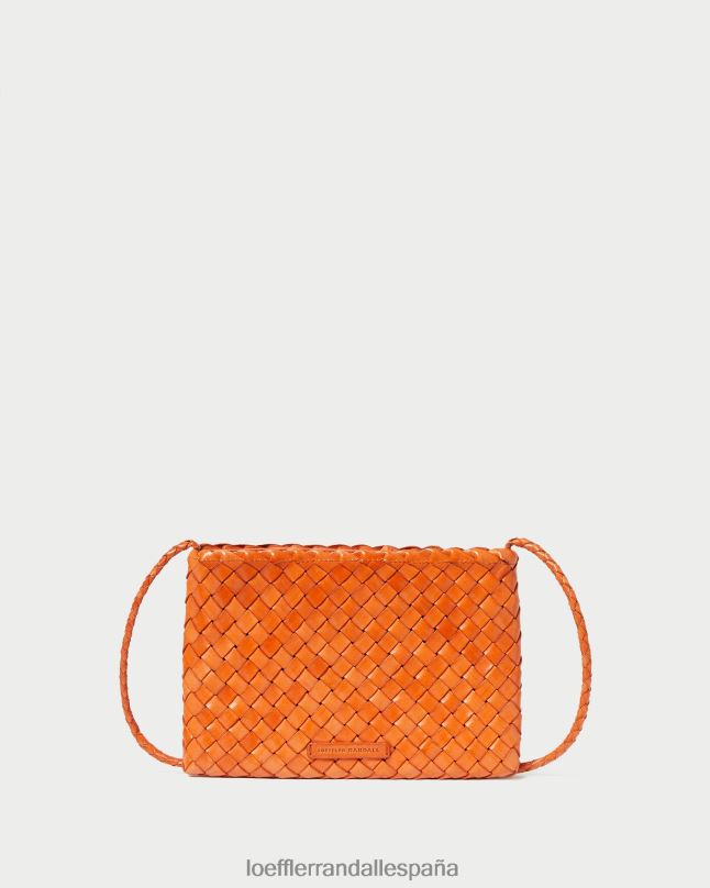 bolsas 04282329 Mandarina mujer Loeffler Randall bandolera tejida marison