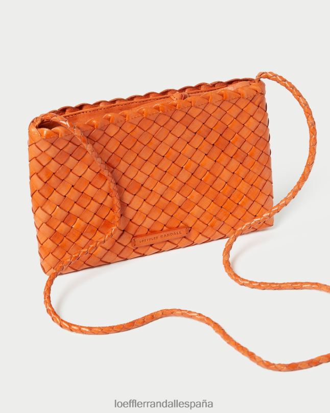 bolsas 04282329 Mandarina mujer Loeffler Randall bandolera tejida marison