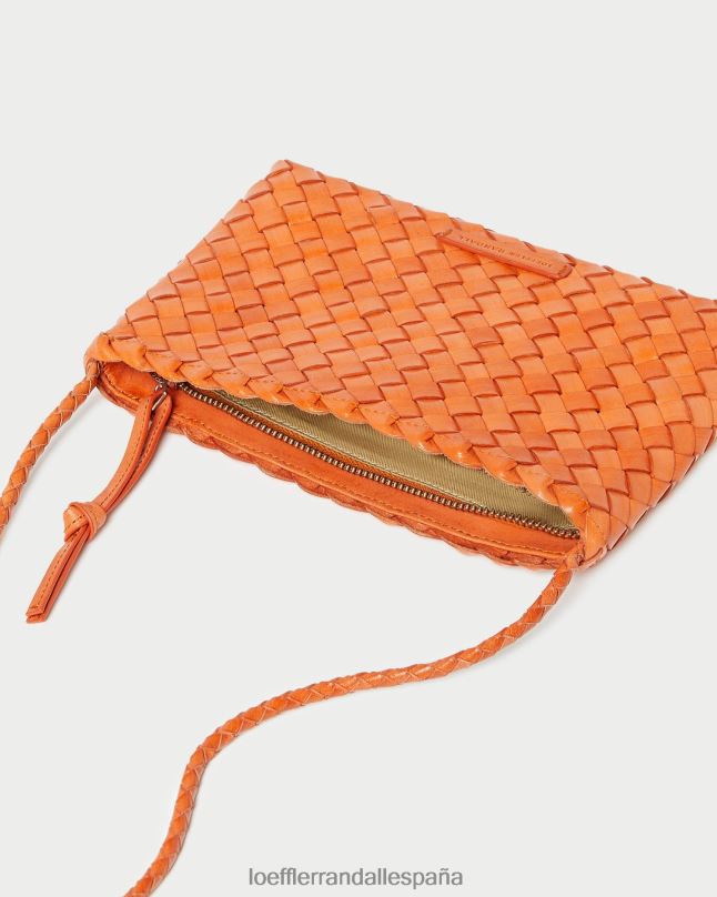 bolsas 04282329 Mandarina mujer Loeffler Randall bandolera tejida marison