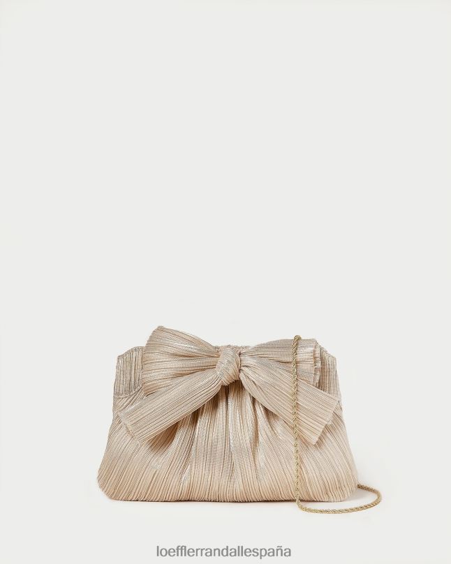 bolsas 04282334 platino mujer Loeffler Randall bolso de mano con lazo rayne
