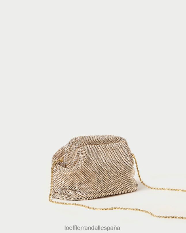 bolsas 04282337 oro mujer Loeffler Randall bolsa con marco de diamantes doreen