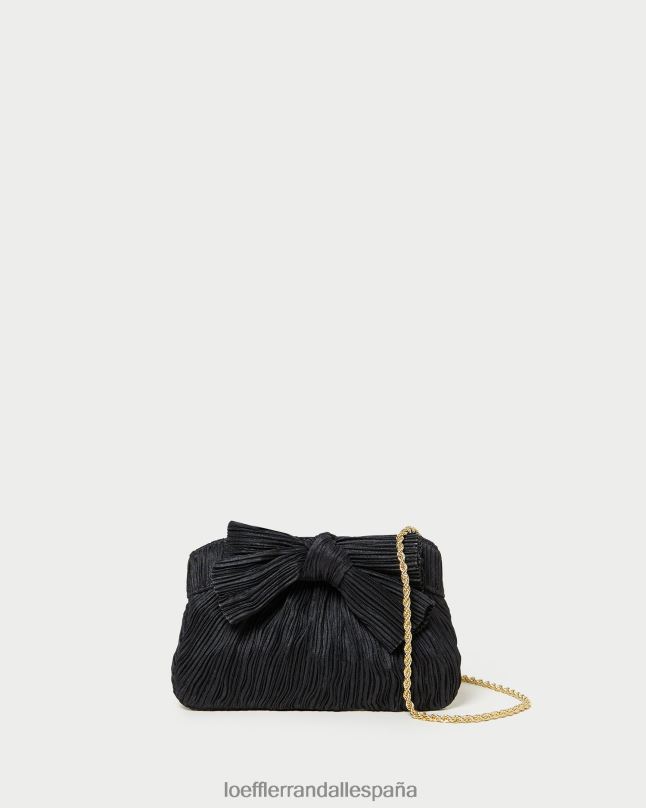 bolsas 04282349 negro mujer Loeffler Randall bolso de mano rochelle mini con lazo