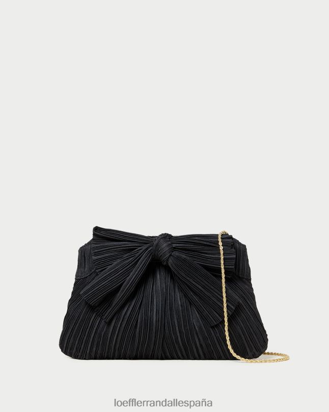 bolsas 04282350 negro mujer Loeffler Randall bolso de mano con lazo rayne