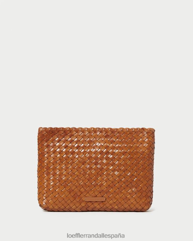 bolsas 04282353 madera mujer Loeffler Randall bolso de mano tejido plano marissa
