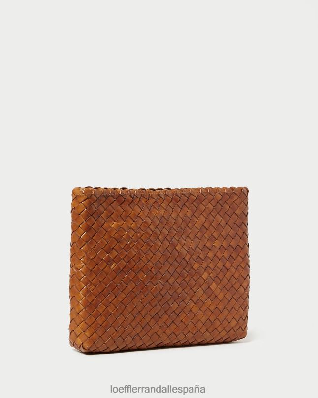 bolsas 04282353 madera mujer Loeffler Randall bolso de mano tejido plano marissa