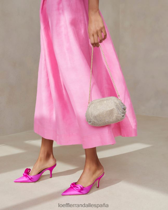 bolsas 04282356 oro mujer Loeffler Randall bolso mini doris con diamantes