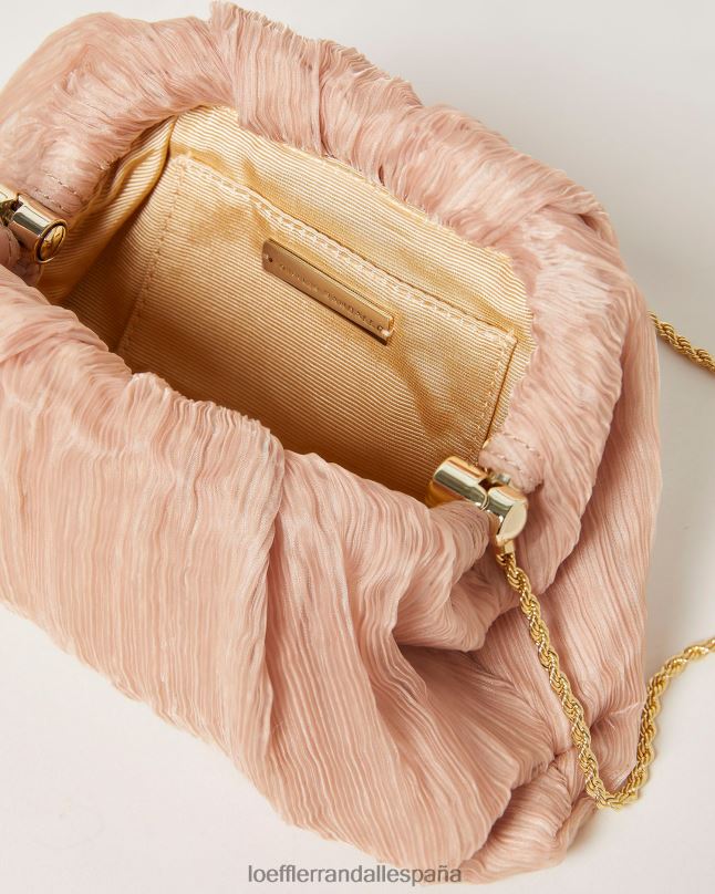 bolsas 04282358 belleza mujer Loeffler Randall bolso de mano bailey con cúpula plisada