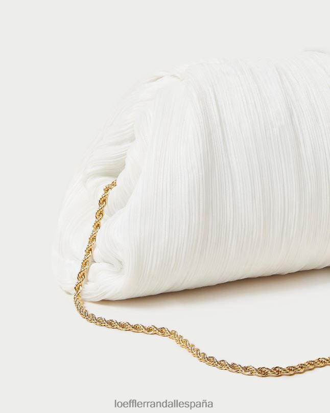 bolsas 04282360 perla mujer Loeffler Randall bolso de mano bailey con cúpula plisada