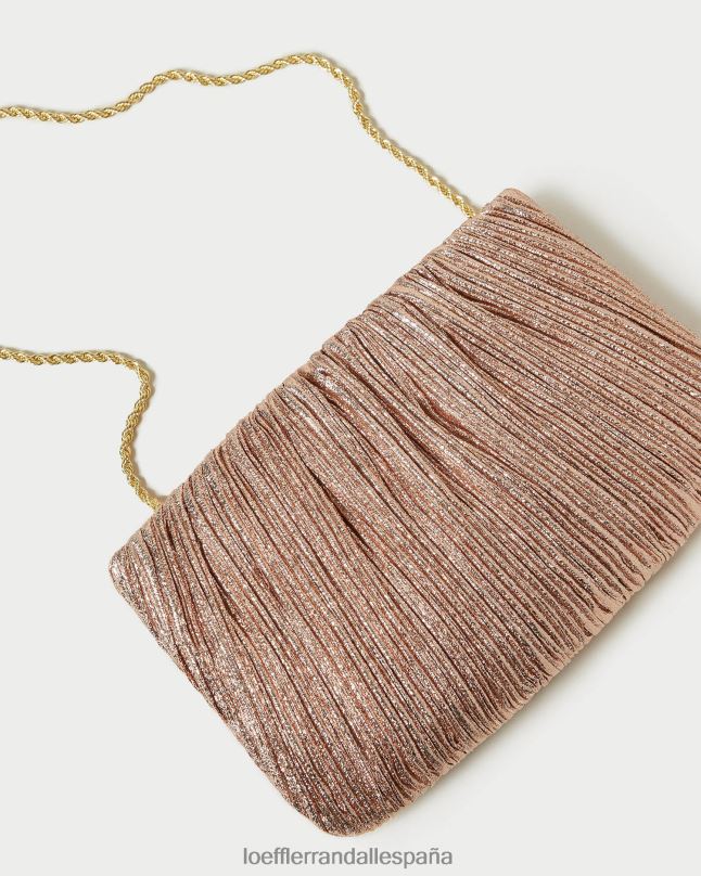 bolsas 04282366 duna mujer Loeffler Randall bolso de mano brit plano y plisado