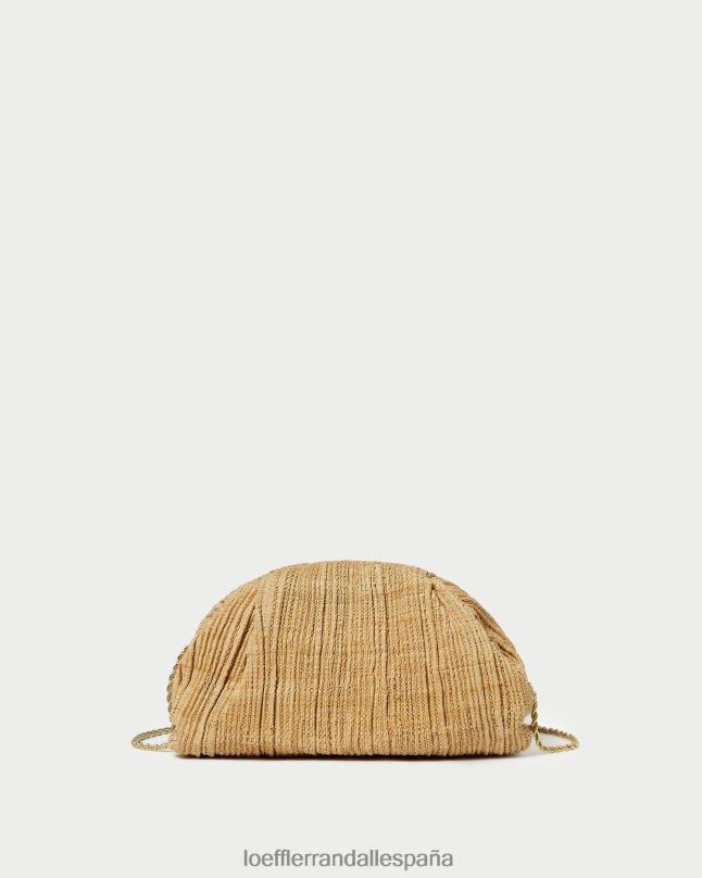 bolsas 04282367 natural mujer Loeffler Randall bolso de mano bailey con cúpula plisada