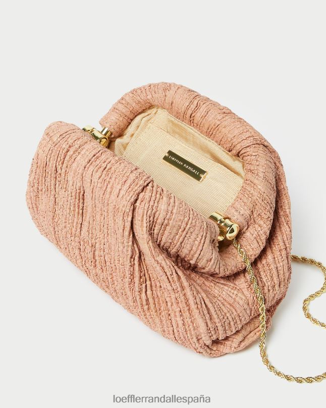 bolsas 04282387 rubor mujer Loeffler Randall bolso de mano bailey con cúpula plisada