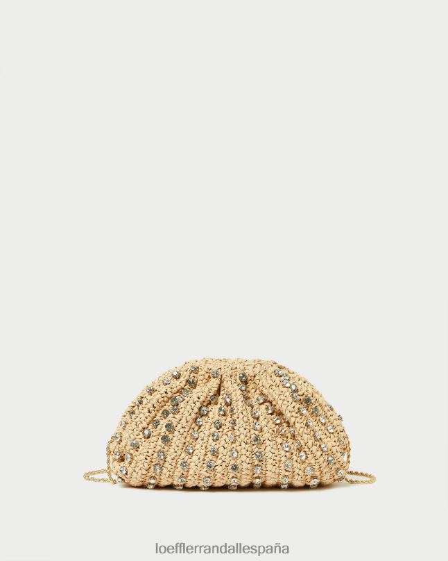 bolsas 04282389 natural/claro mujer Loeffler Randall embrague de cúpula bailey