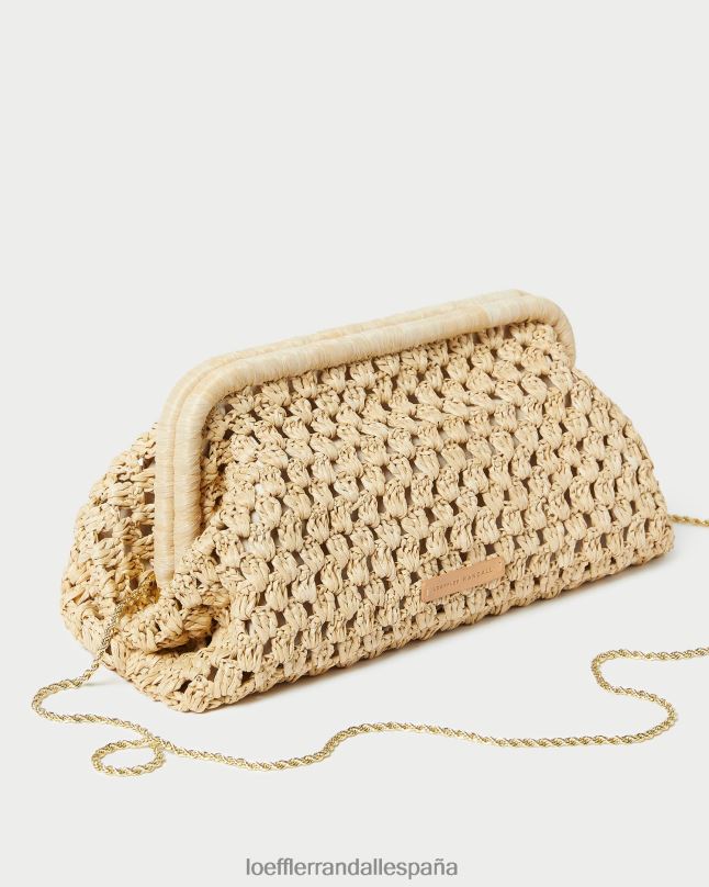bolsas 04282390 natural mujer Loeffler Randall embrague de marco trudie