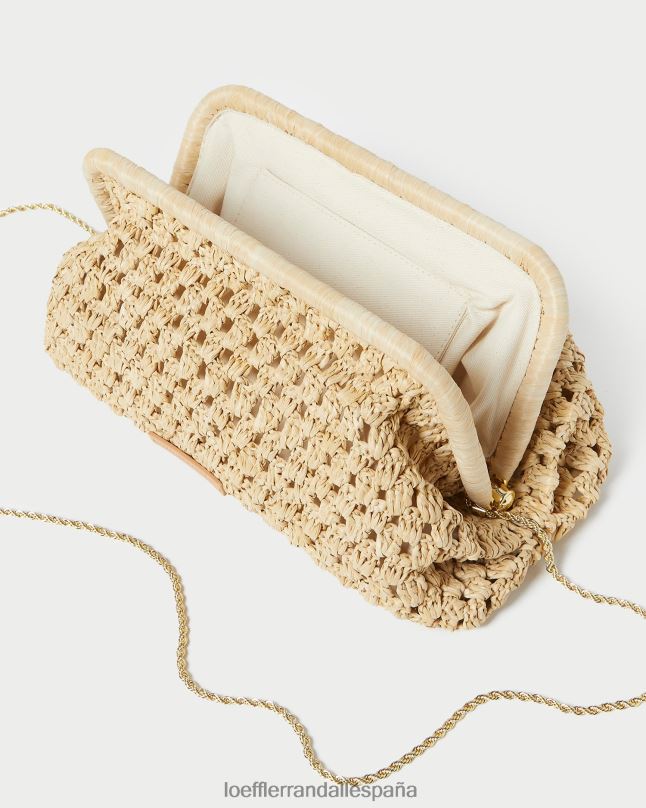 bolsas 04282390 natural mujer Loeffler Randall embrague de marco trudie
