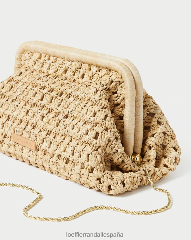 bolsas 04282390 natural mujer Loeffler Randall embrague de marco trudie