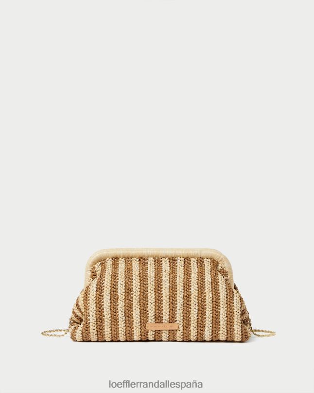 bolsas 04282392 natural/marrón mujer Loeffler Randall embrague de marco trudie