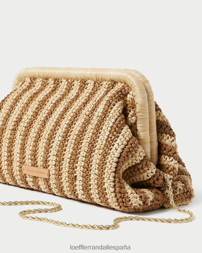 bolsas 04282392 natural/marrón mujer Loeffler Randall embrague de marco trudie