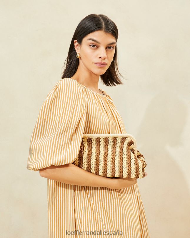 bolsas 04282392 natural/marrón mujer Loeffler Randall embrague de marco trudie