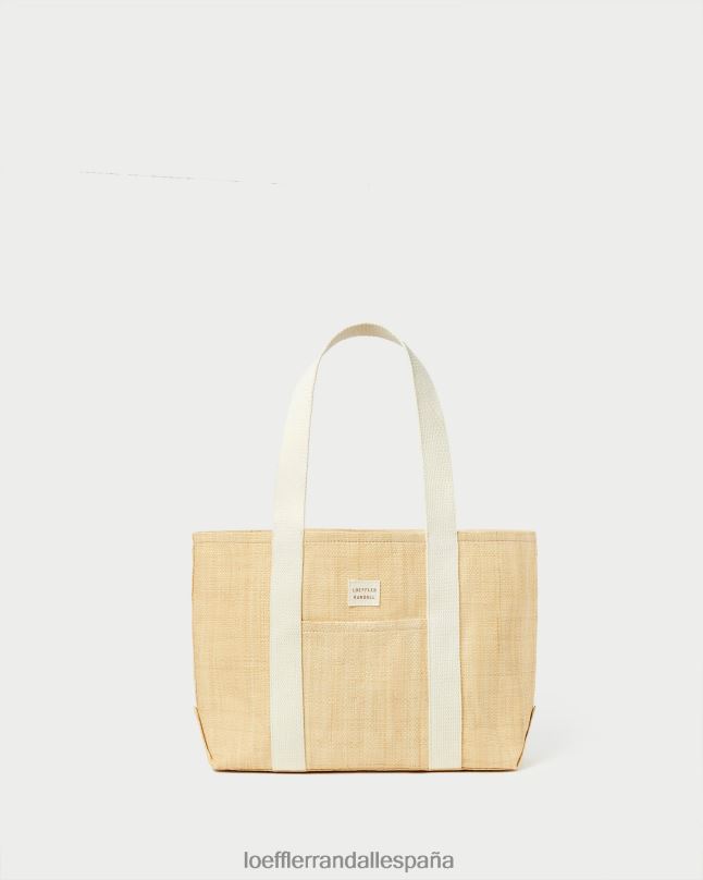 bolsas 04282316 rafia natural mujer Loeffler Randall bolso tote bennett mediano