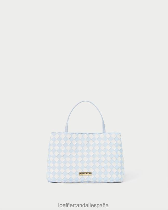 bolsas 04282317 azul claro/crema mujer Loeffler Randall bolso mini pececillo