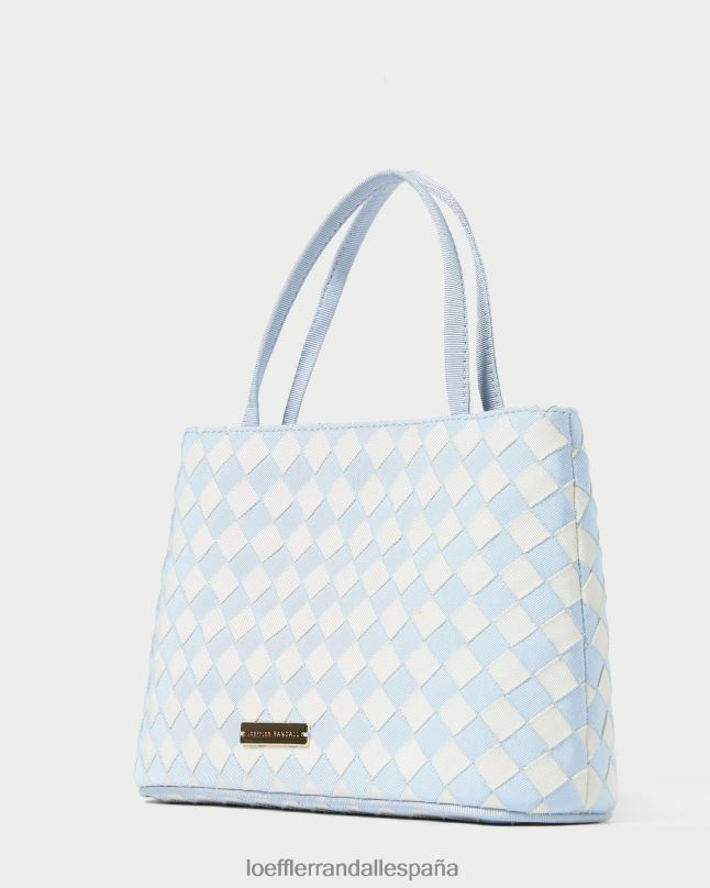 bolsas 04282317 azul claro/crema mujer Loeffler Randall bolso mini pececillo