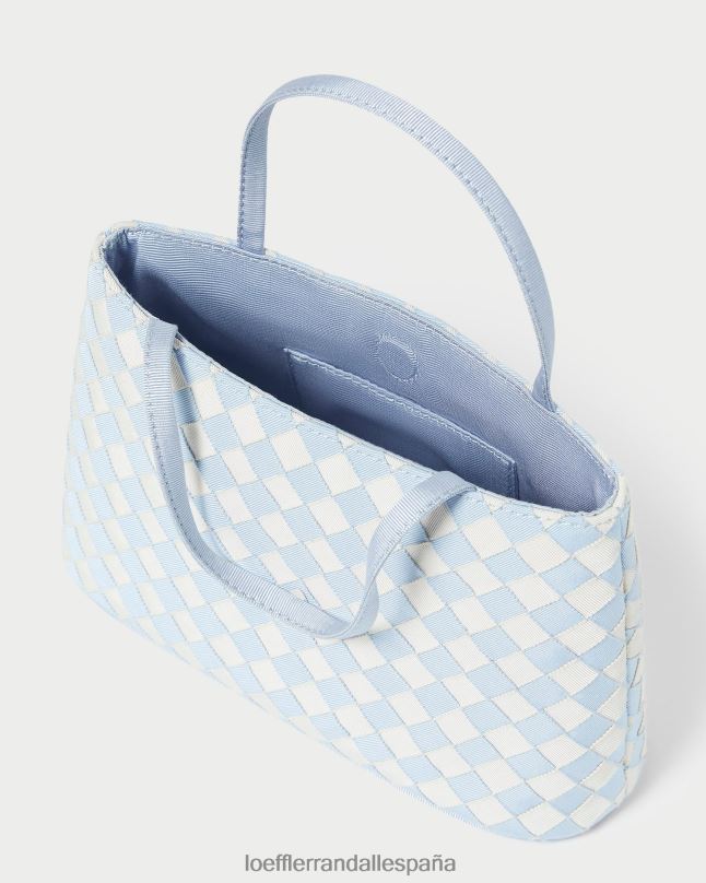 bolsas 04282317 azul claro/crema mujer Loeffler Randall bolso mini pececillo
