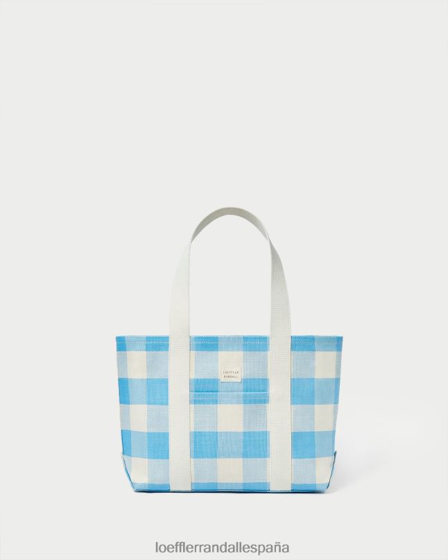 bolsas 04282319 guinga azul mujer Loeffler Randall bolso tote bennett mediano