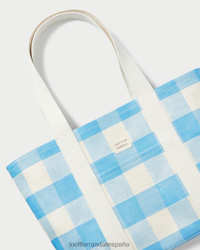 bolsas 04282319 guinga azul mujer Loeffler Randall bolso tote bennett mediano