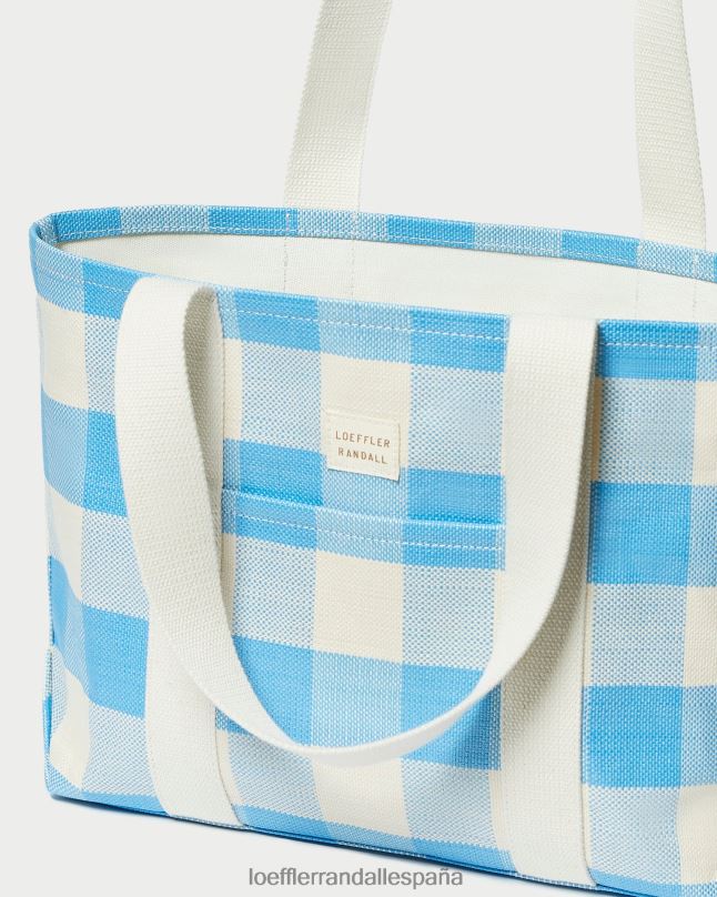 bolsas 04282319 guinga azul mujer Loeffler Randall bolso tote bennett mediano