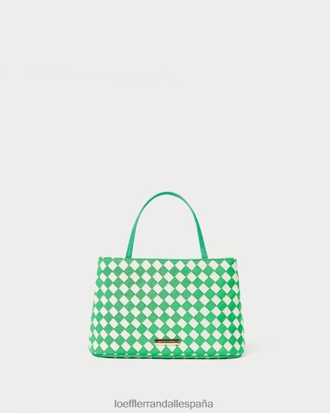 bolsas 04282320 verde/crema mujer Loeffler Randall bolso mini pececillo