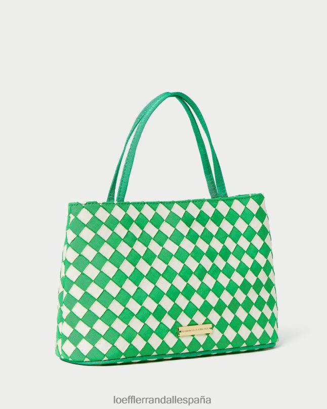 bolsas 04282320 verde/crema mujer Loeffler Randall bolso mini pececillo