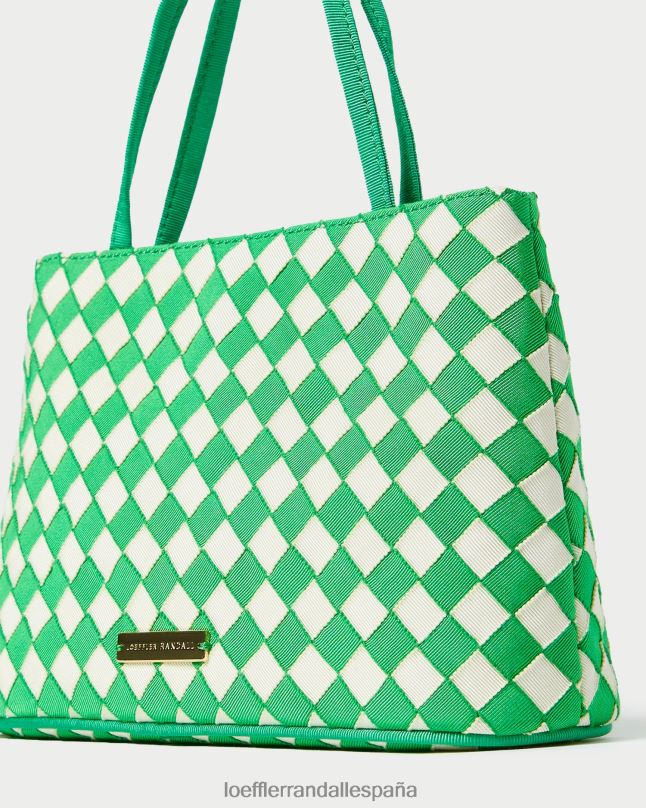 bolsas 04282320 verde/crema mujer Loeffler Randall bolso mini pececillo