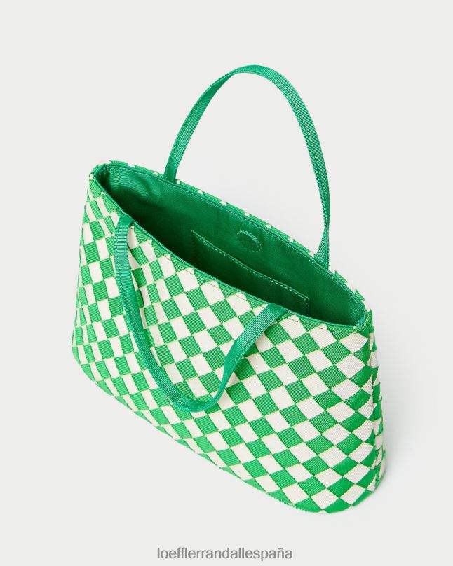 bolsas 04282320 verde/crema mujer Loeffler Randall bolso mini pececillo